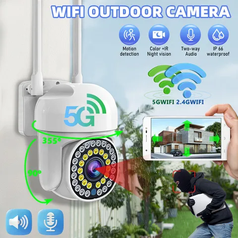 4x Wireless Security Camera System Smart Outdoor 5G Wifi Night Vision Cam 1080P
