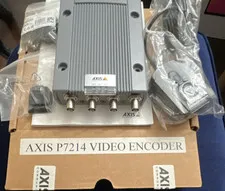 AXIS P7214 4-Channel IP/Network Video Encoder Gray w/ Power Supply Manual