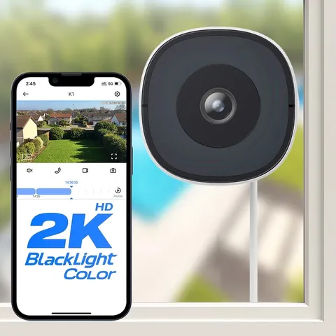 Wansview Window Camera Security Camera Indoor WiFi 2.4/5GHz 2K Ai Detection
