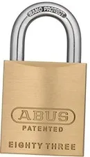 83/45-200 Brass Rekeyable Padlock Keyed Different