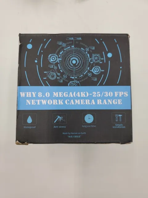 Why 8.0 Mega (4K) 25/30 FPS Network Camera Range JUNCTION BOX