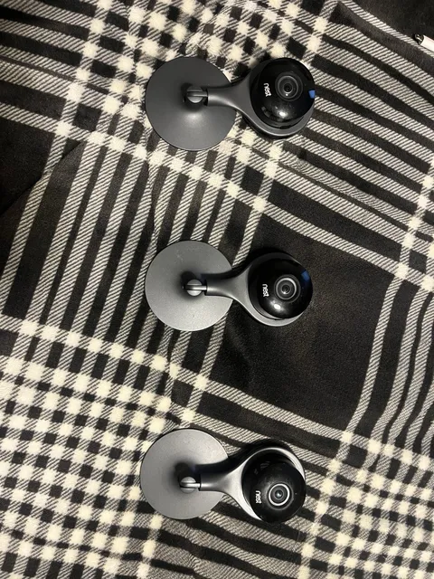 3 Pack Google Nest Cam Indoor Security Camera A0005 1st Gen Tested Working