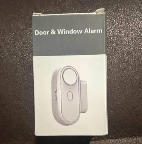 Door & Window Alarm 120 dB Max Adjustable Sound, Doorbell/Close Reminder, White