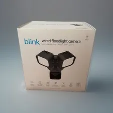 Blink - Wired Floodlight Camera - LED Smart Security Camera 2600 lumens