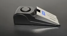 Wireless Door Stop Blocking Alarm.  Vibration Triggered. Alert Security System