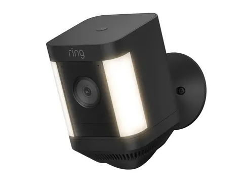 Ring - Spotlight Cam Plus Outdoor/Indoor Wireless 1080p Battery Surveillance Cam