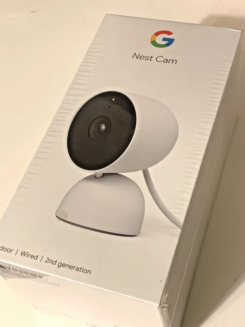 Google Nest Cam 2nd Generation Indoor Wired White 1080p HD New & Sealed