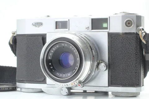 【For Parts】Ricoh S-2 Film Camera Body w/ 45mm f/2.8 Lens from JAPAN #526A