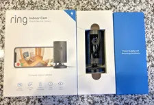 Ring Indoor Cam Black Plug-In Camera