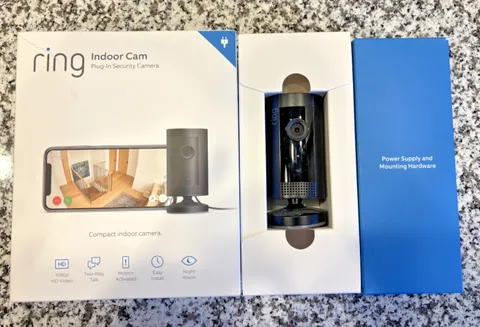 Ring Indoor Cam Black Plug-In Camera