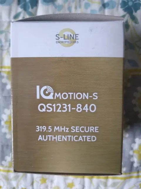 Qolsys QS1231-840 IQ Wireless PIR Motion Sensor, Interlogix Compatible Security