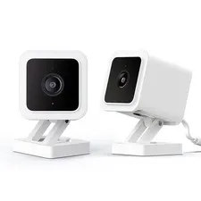 Juego De Dos Camaras De Seguridad Con Vision Nocturna Estilo De Lujo Pro