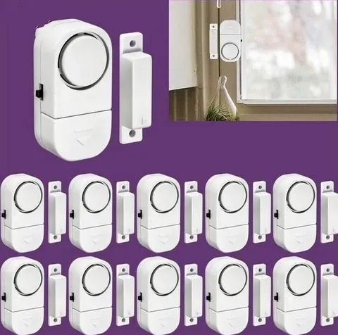 1pc White Wireless Door Window Alarm Magnetic Security Sensor System - NEW