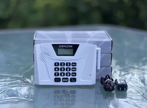 Wireless Intercoms (4 Pack) - Long Range, Full Duplex Home/Business by