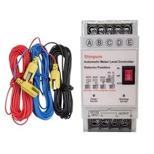 DC 12V Automatic Water Level Controller Liquid Level Sensor Detector Pump Flo...