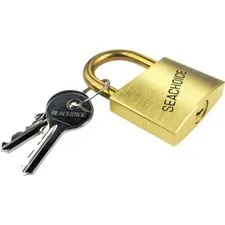 Seachoice 2 In. Solid Brass Body & Hasp Padlock 37231