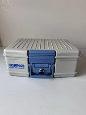Brinks Home Security Locked Box Fire Safe Class 350 HR. 1/2 w/ 1 Key UL