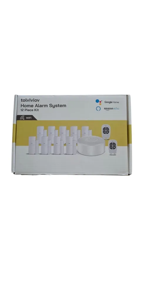 tolviviov Home Alarm System(2nd Gen), 12 Pieces Smart Home Alarm Security System