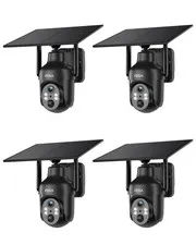 Solar Security Camera Outdoor Wireless,5200mAh Battery,2.4Ghz WiFi