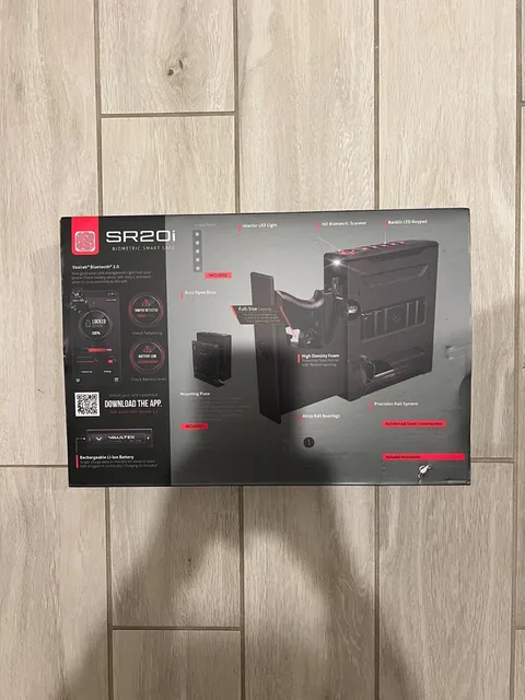 NEW Vaultek Colion Noir LifePod Slider SR20i Bluetooth 2.0 Biometric Smart Safe