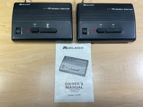 Pair of Midland FM Wireless Intercoms - Tested and working