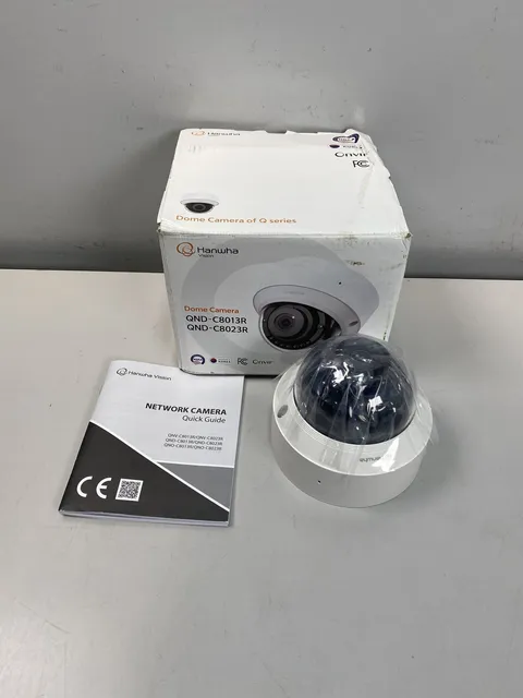 Hanwha QND-C8013R 5MP Indoor AI Dome Camera