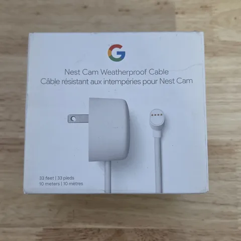 Google Nest Cam Weatherproof Cable