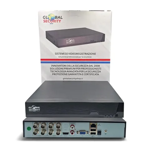 Novatek 8 Channel 8MP XVR Hybrid GSS Ultra Dual HDD AI Coaxial Audio DVR