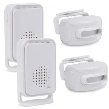 Wireless Infrared Home Security System PIR Indoor Motion Detector Alert 2 Packs