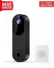 WiFi Ring Doorbell 1080P HD Security Camera Wireless Door Bell Camera With Chime