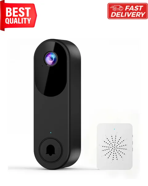 WiFi Ring Doorbell 1080P HD Security Camera Wireless Door Bell Camera With Chime