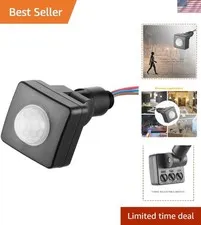 Automatic PIR Motion Sensor Switch with 110-Degree Angle - Home Security Light