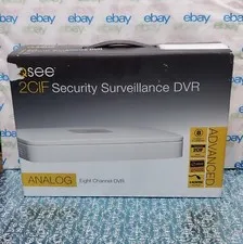 ✅️⭐️ Q-See QC308 2CIF Security Surveillance DVR / ANALOG 8-Ch DVR /NO HARD DRIVE