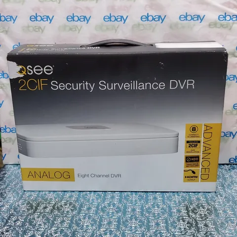 ✅️⭐️ Q-See QC308 2CIF Security Surveillance DVR / ANALOG 8-Ch DVR /NO HARD DRIVE