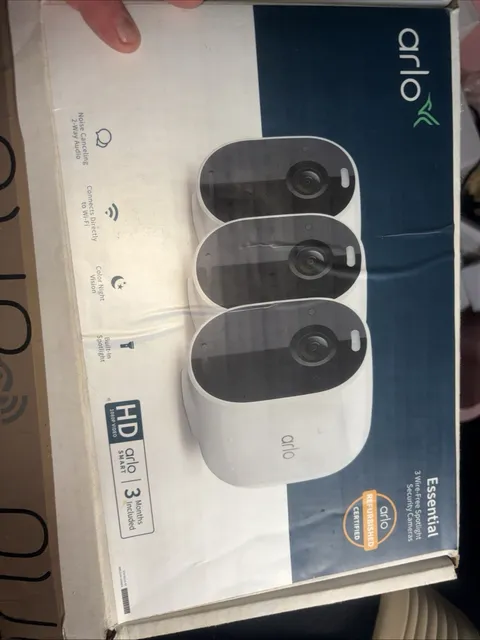 Arlo Smart  1080 3 Camera Set Pre Owned Camera