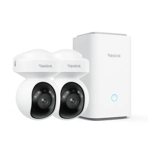 REOLINK Outdoor Security Camera System, 5MP PTZ WiFi Cameras, Plugin Power