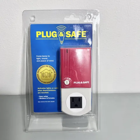 Plug & Safe Activates Lights or Radio When Doors/Windows are Touched Home Sensor