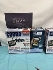 Cobra 63890 8-Channel Security Camera System with 4 HD Cameras New Open Box
