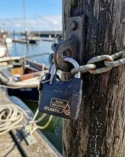 Castle Guard padlock Atlantic 217 F 50 Ni SB lock stainless seawater