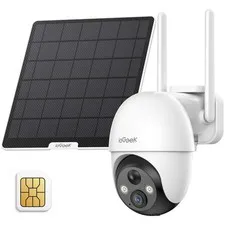 ieGeek 4G LTE Cellular Security Camera Wireless Outdoor, No WiFi Surveillance...