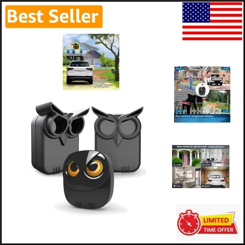 Expanded Coverage Driveway Motion Detector: 1/2 Mile Range - Easy Installation