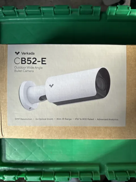 Verkada CB52-E 256GB NEW Outdoor Bullet Security Camera - White READ DESCRIPTION