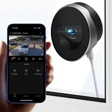 Girafit 2K 3MP Window Security Camera WiFi Outdoor AI Night Vision