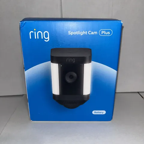Ring Spotlight Cam Plus, Battery - Black BRAND NEW FREE SHIPPING