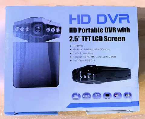 HD portable DVR with 2.5” Screen