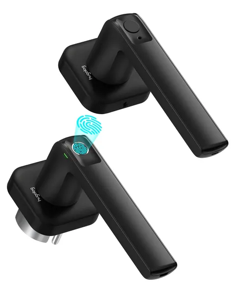 BLACK - HUGOLOG JU05 SMART LOCK FINGERPRINT READER