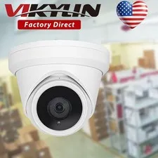 VIKYLIN Mini POE IR Night Vision 8MP 4K Security CAMERA MIC Outdoor/Indoor ONVIF