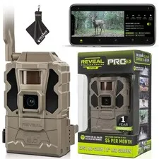 TACTACAM Reveal Pro 3.0 Cellular Trail Camera - Multi-Cellular Network, GPS,...