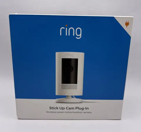RING Stick Up Cam Plug-In, 1080p HD, Indoor / Outdoor - New & Sealed