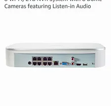 Lorex Fusion 4K 16-Channel 2TB NVR System w/ 6 Dome Cams, Wi‑Fi Audio